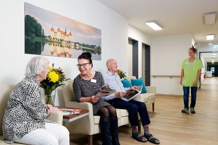 Lauschige Sitzecken zum Verweilen und Plaudern